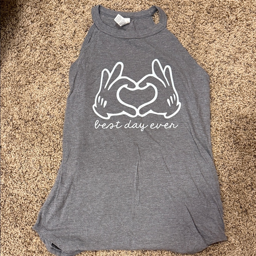 Disney best day ever tank Xs Women’s